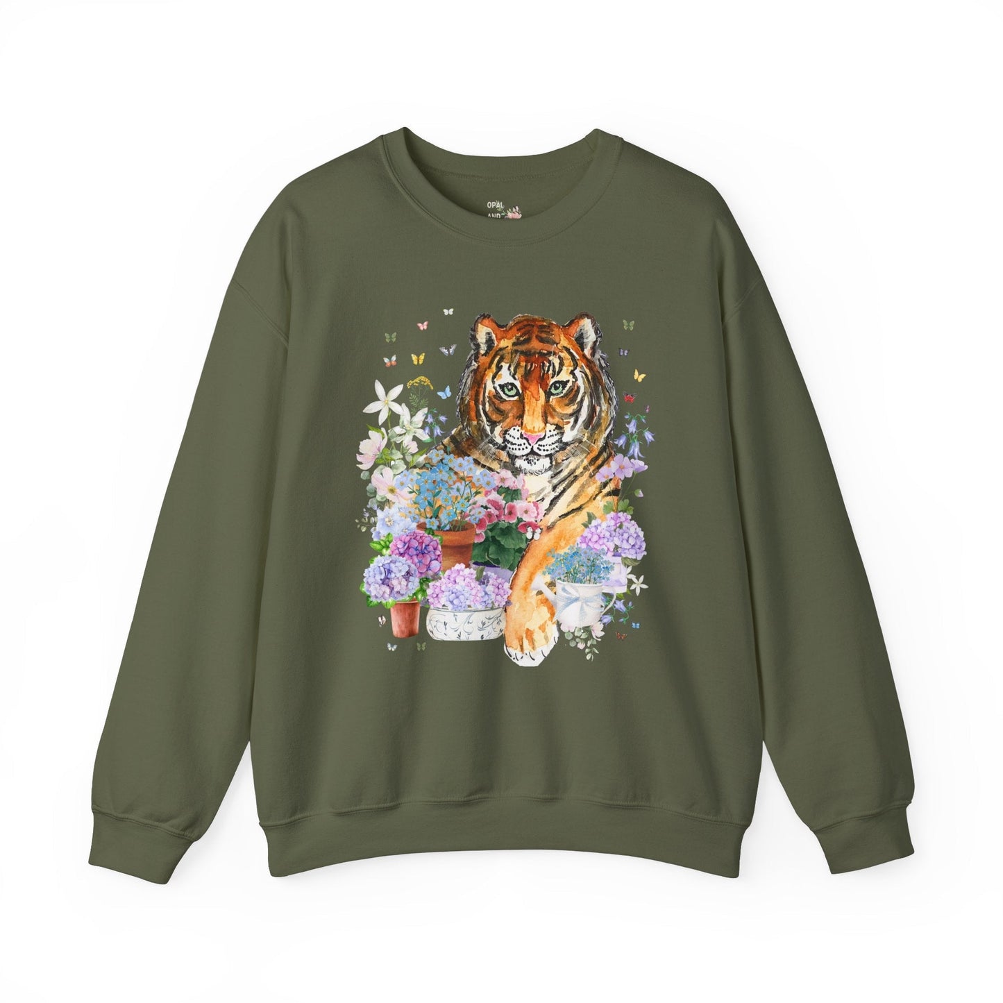 Floral Tiger Lover Sweatshirt