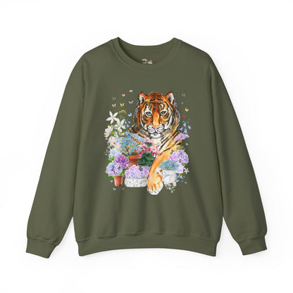 Floral Tiger Lover Sweatshirt