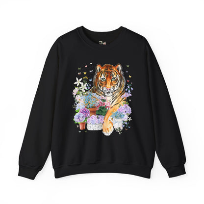 Floral Tiger Lover Sweatshirt