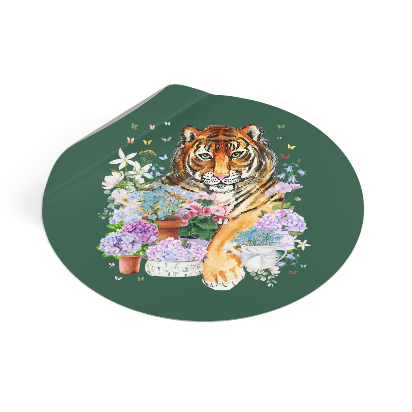 Floral Tiger Lover Sticker