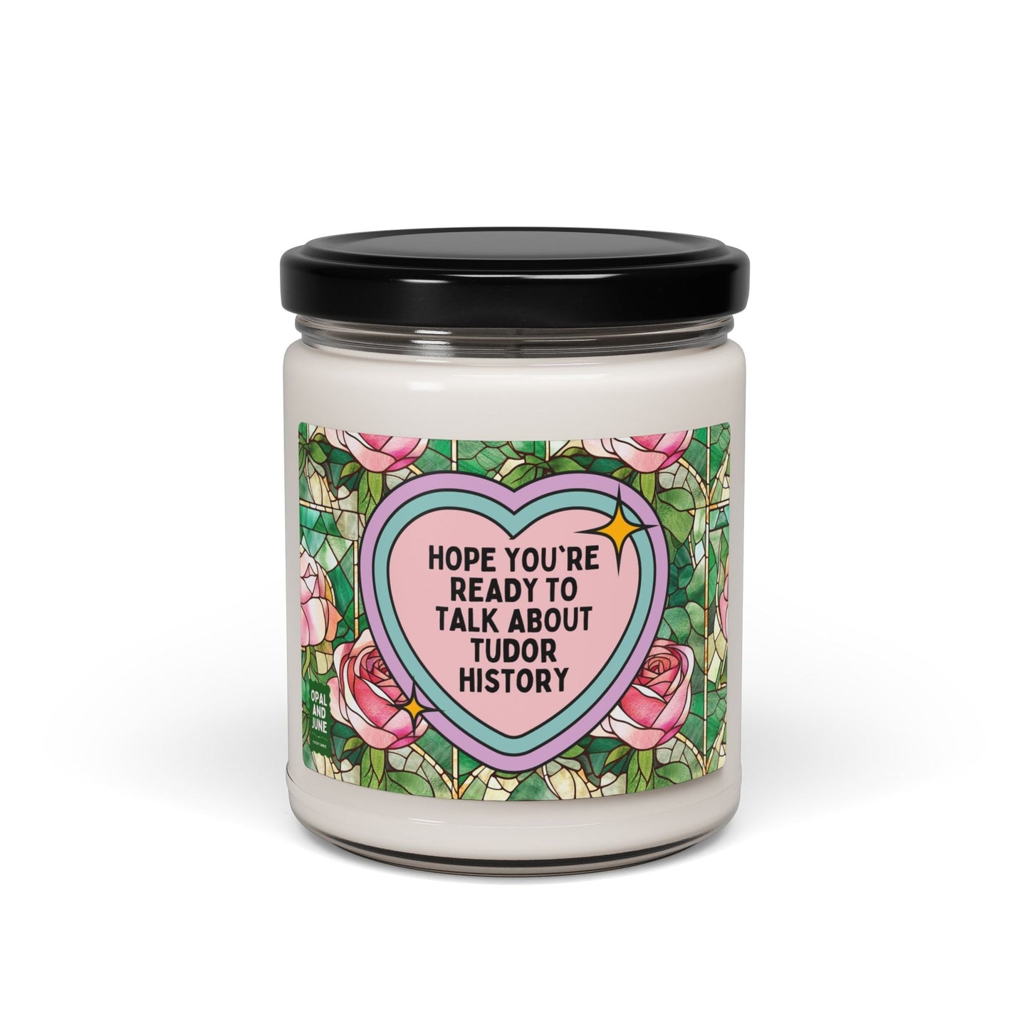 Floral Tudor History Candle
