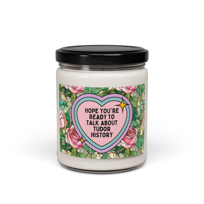 Floral Tudor History Candle