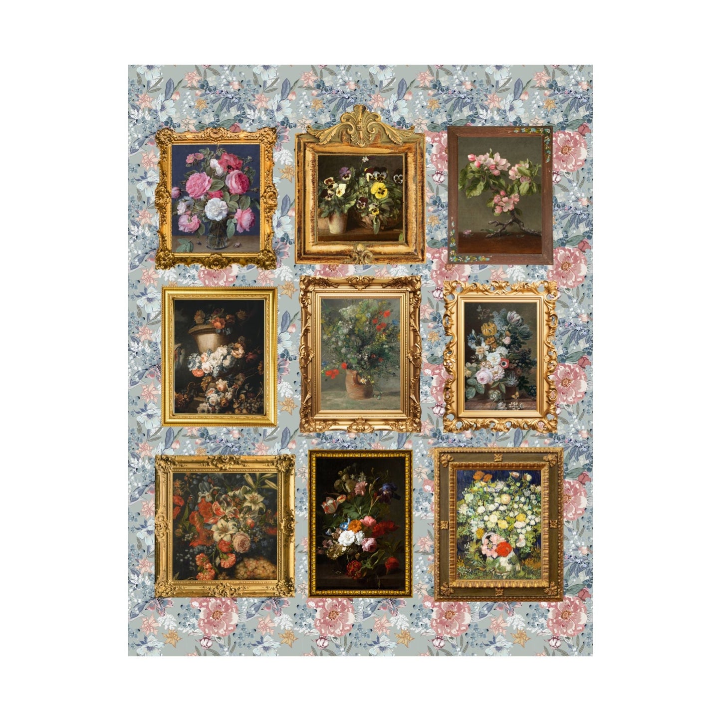 Flower Paintings Poster