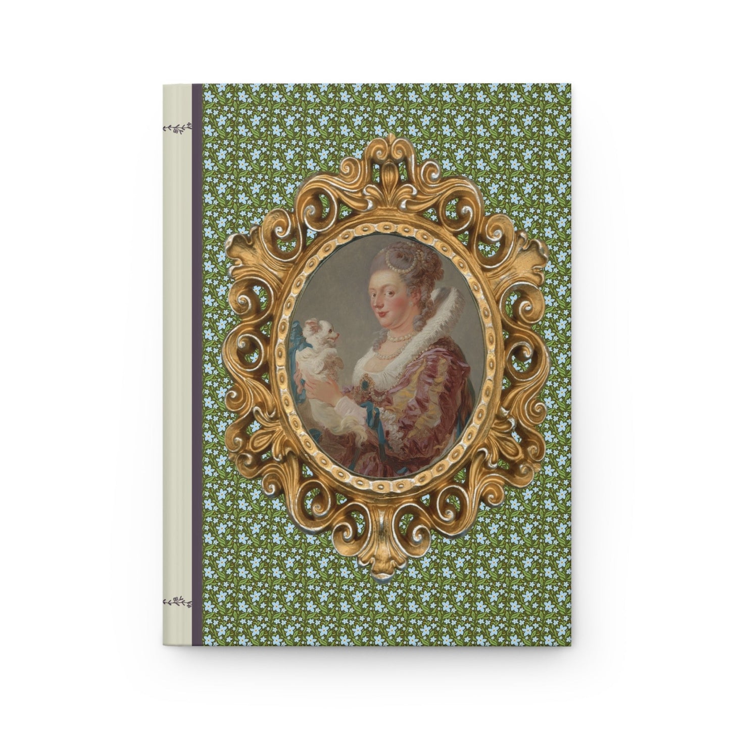 Woman With a Dog: Lined Journal