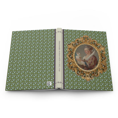 Woman With a Dog: Lined Journal
