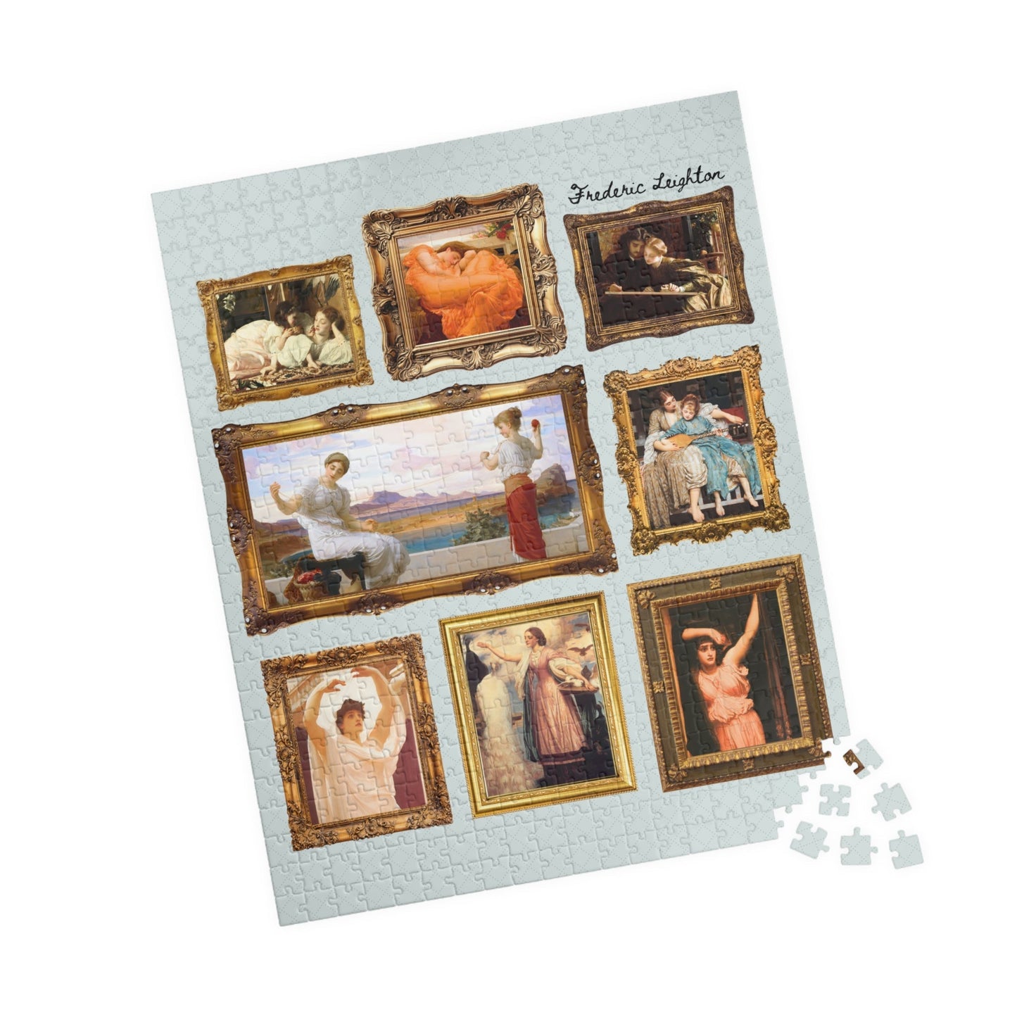 Frederic Leighton Art History Puzzle: Famous Paintings