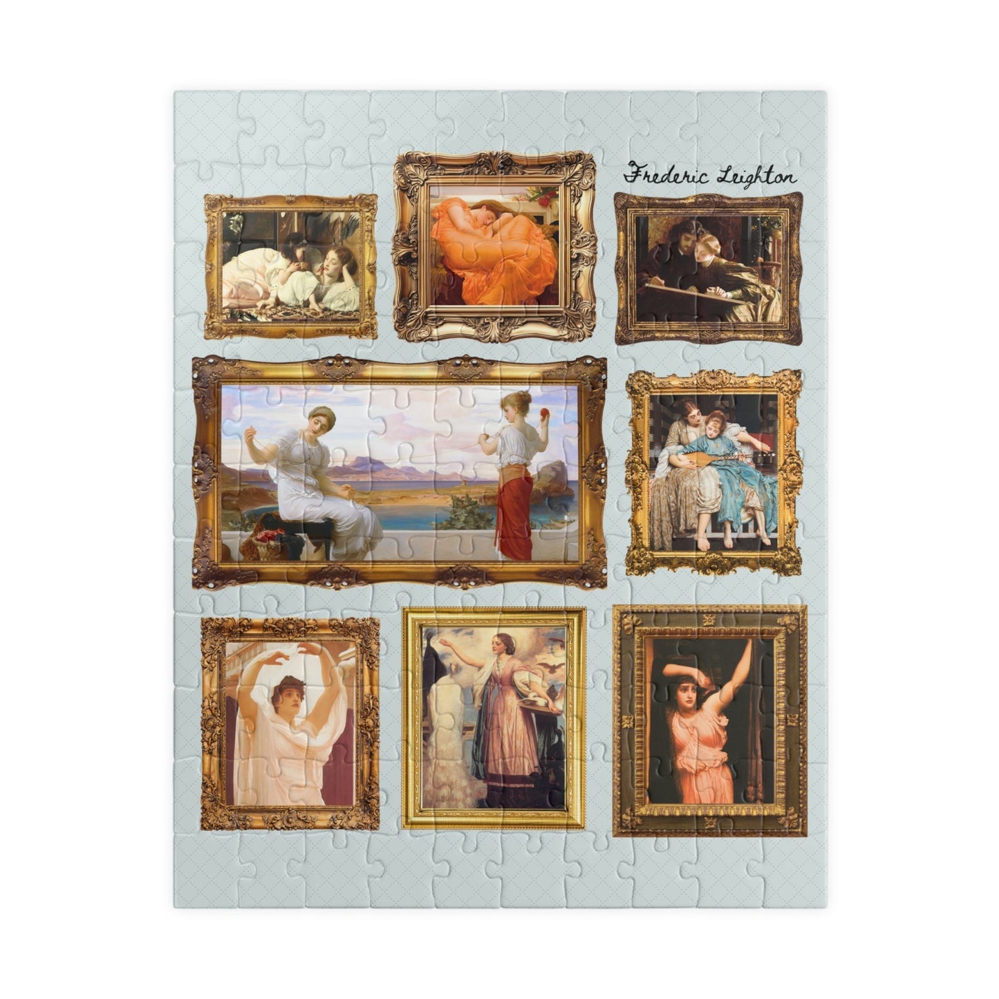Frederic Leighton Art History Puzzle: Famous Paintings