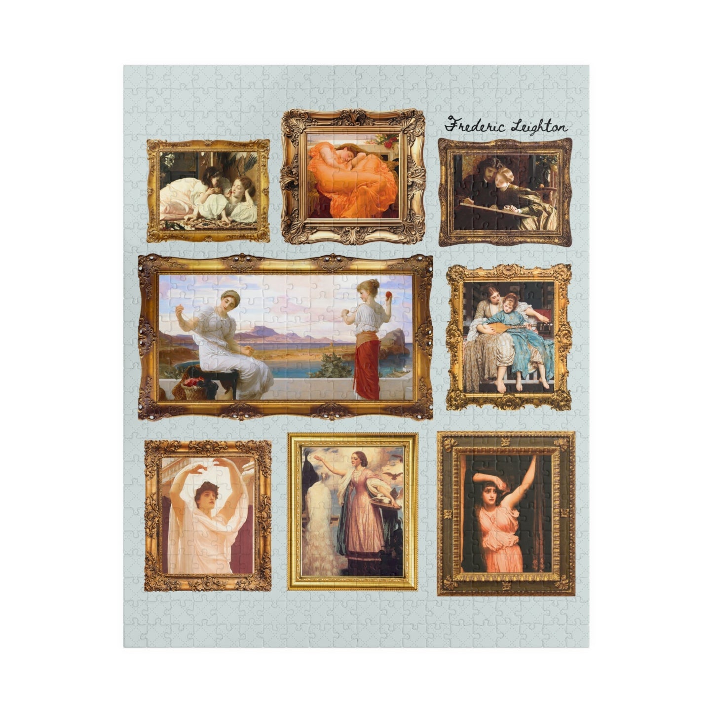 Frederic Leighton Art History Puzzle: Famous Paintings