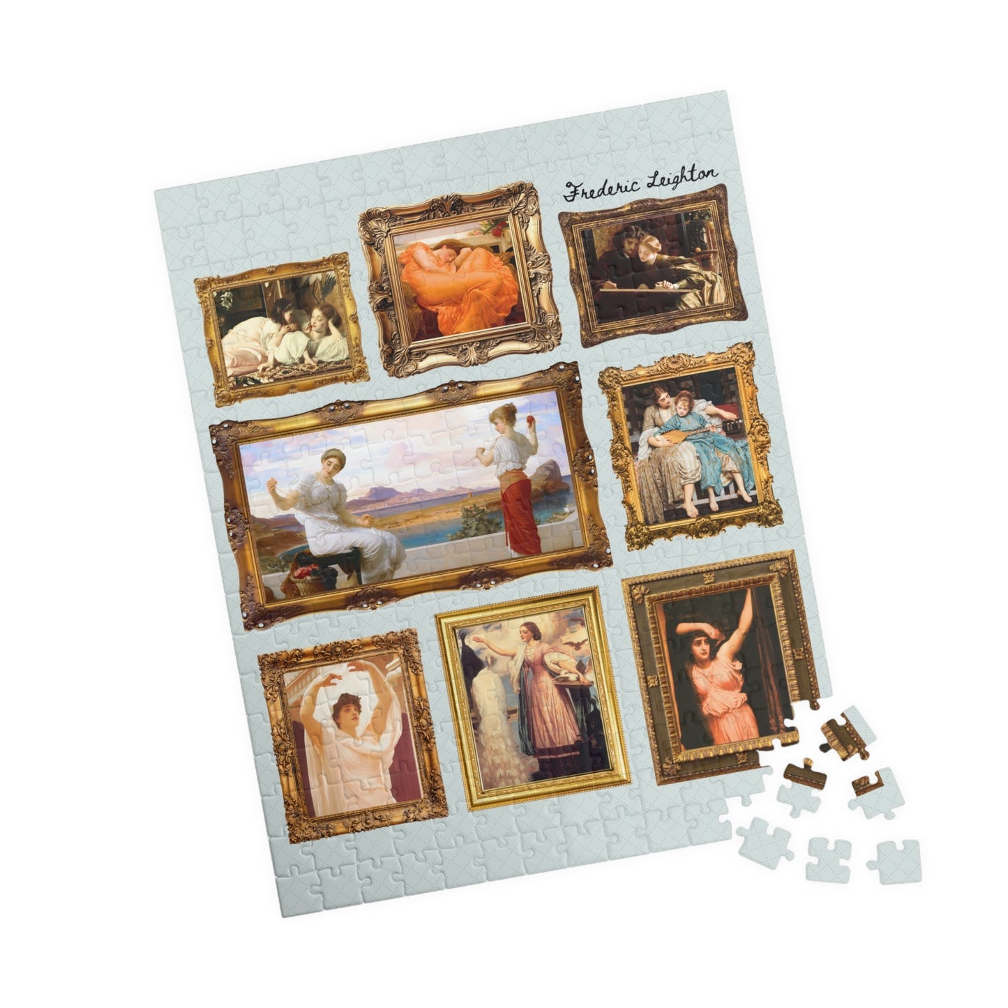Frederic Leighton Art History Puzzle: Famous Paintings