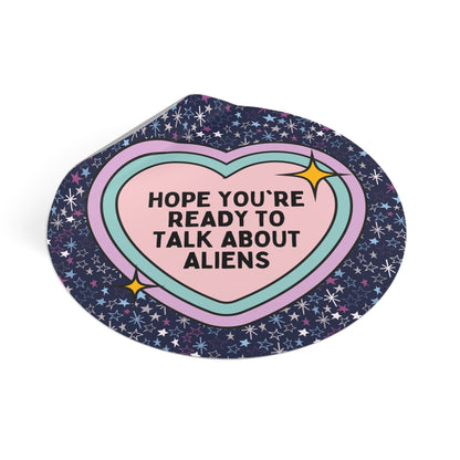 Funny Alien Sticker