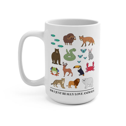 Funny Animal Lover 15 Oz Mug