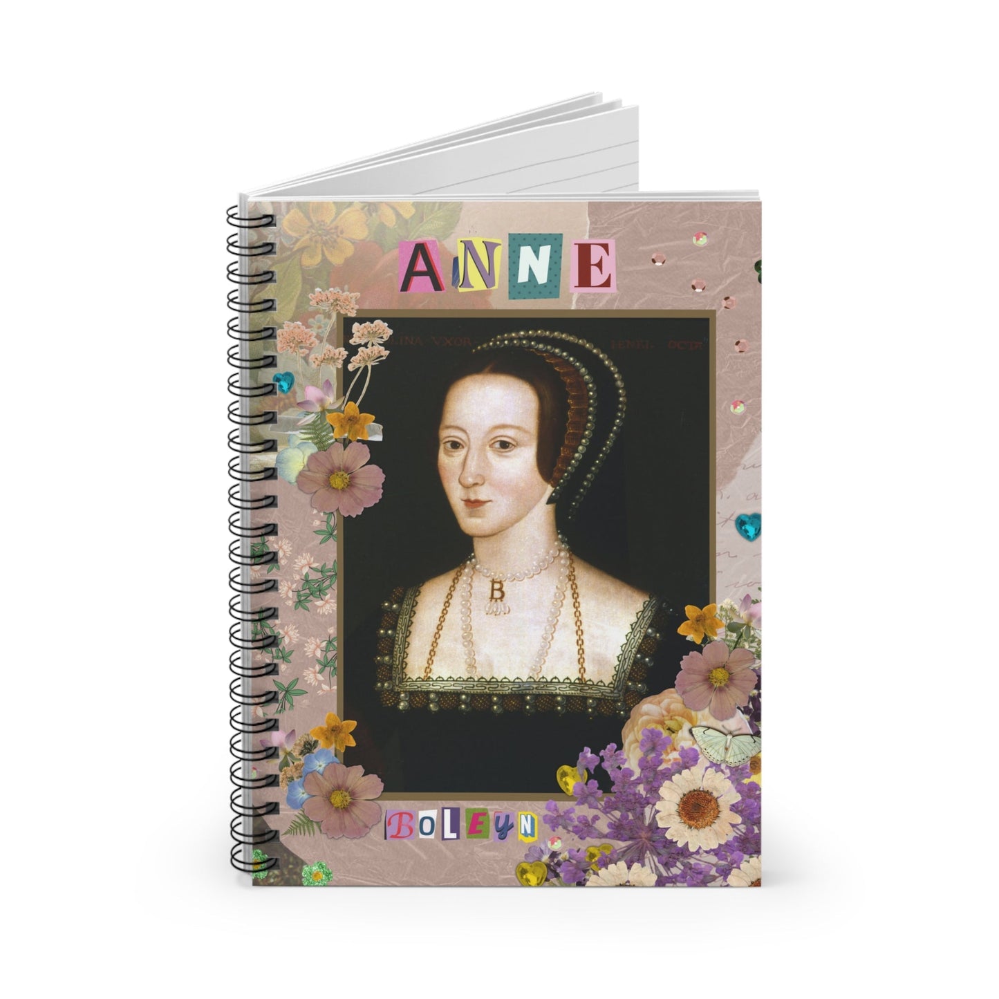Funny Anne Boleyn Notebook: 90s Aesthetic Journal for History Major