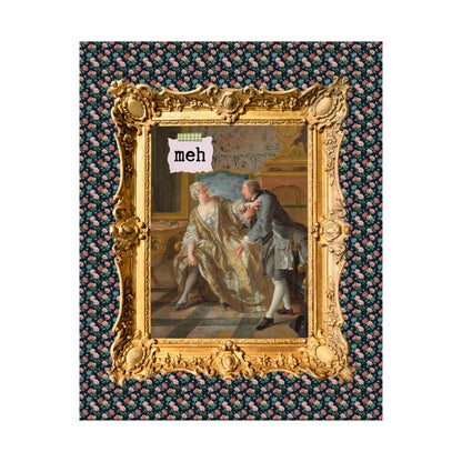 Funny Art History Poster: Meh