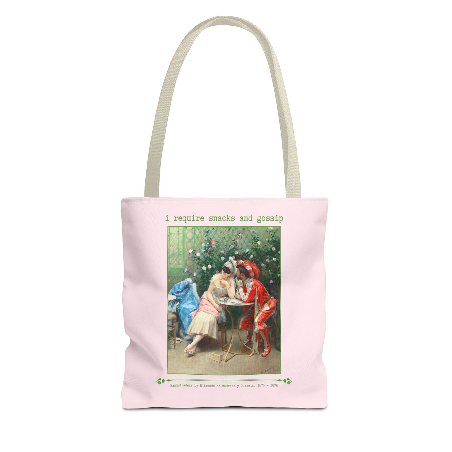 I Require Snacks and Gossip Tote