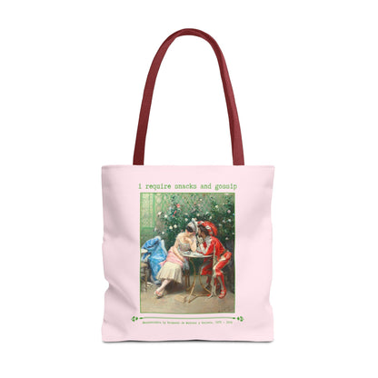 I Require Snacks and Gossip Tote