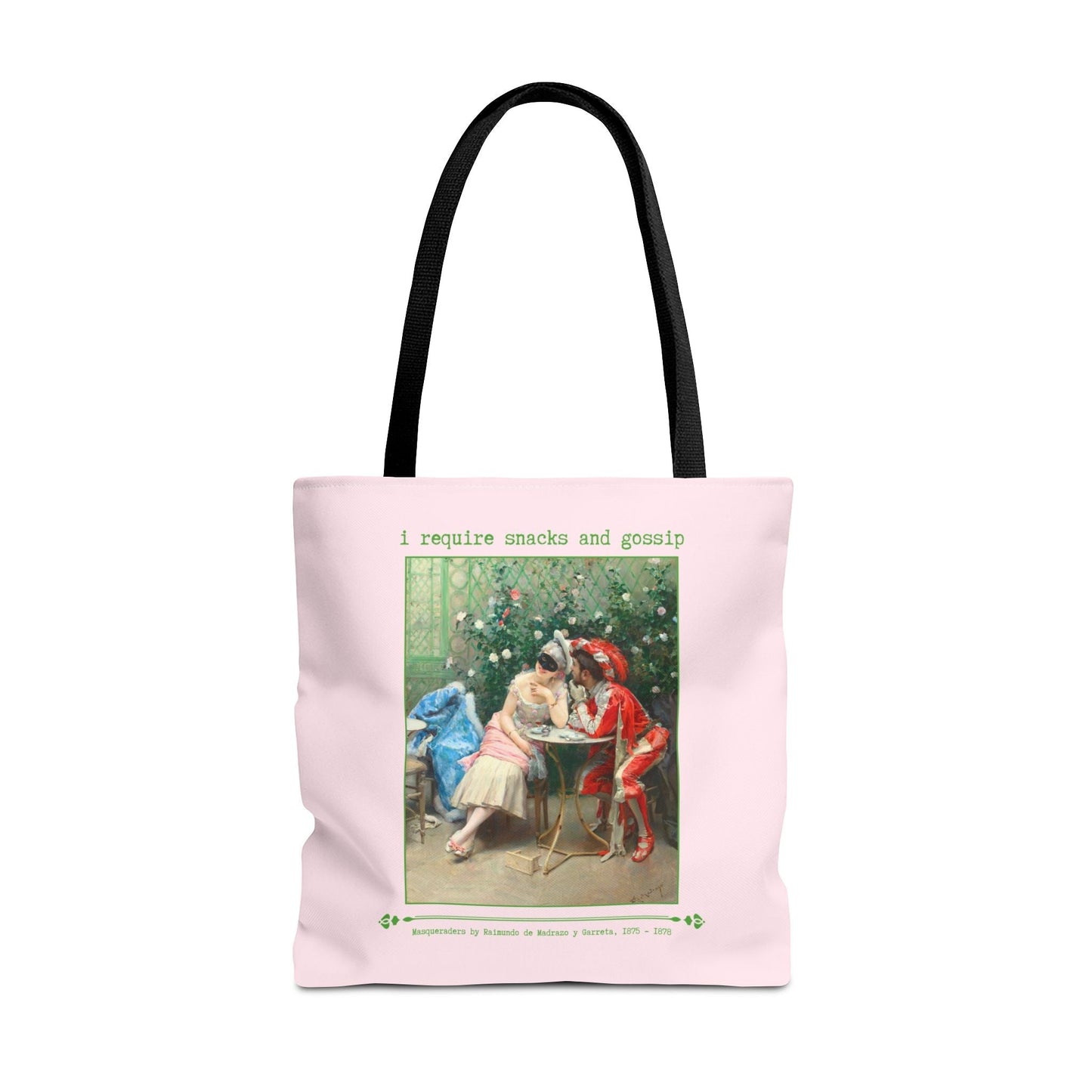 I Require Snacks and Gossip Tote