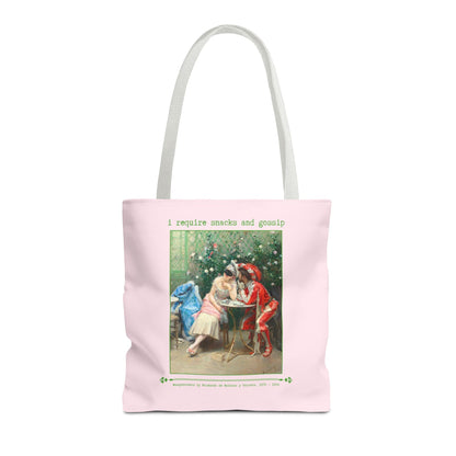 I Require Snacks and Gossip Tote