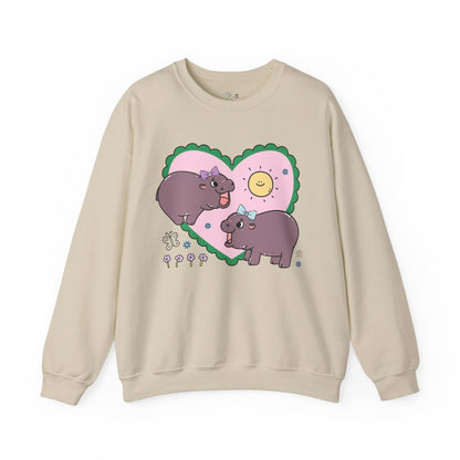 Funny Baby Hippo Sweatshirt