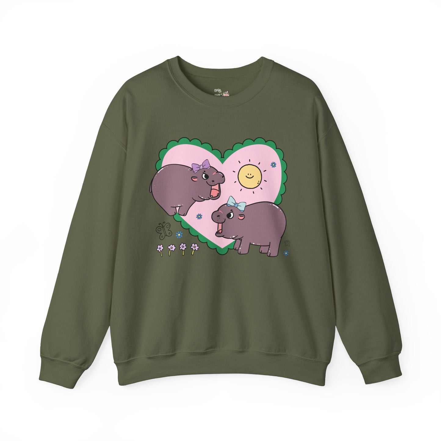 Funny Baby Hippo Sweatshirt