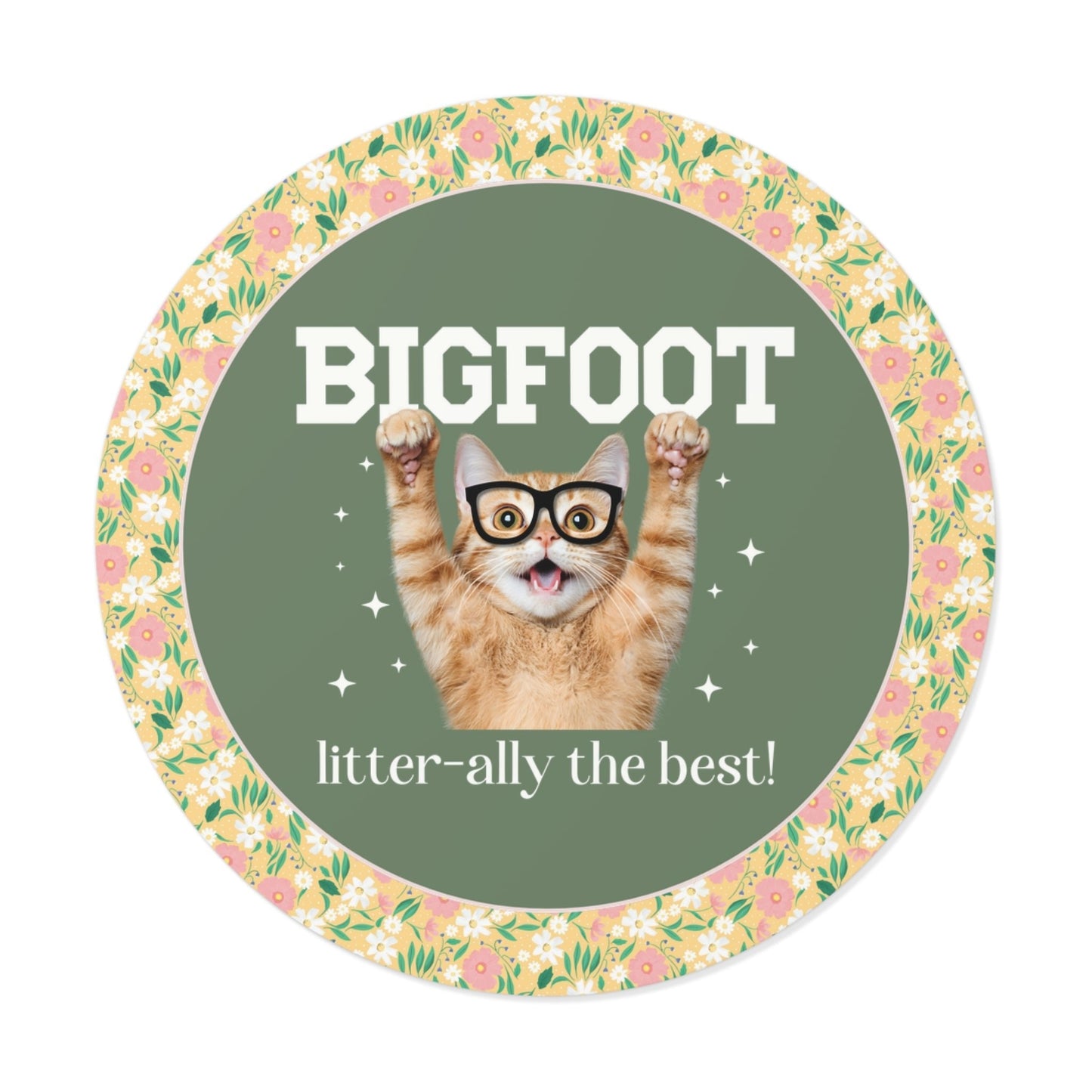 Funny Bigfoot Export Sticker
