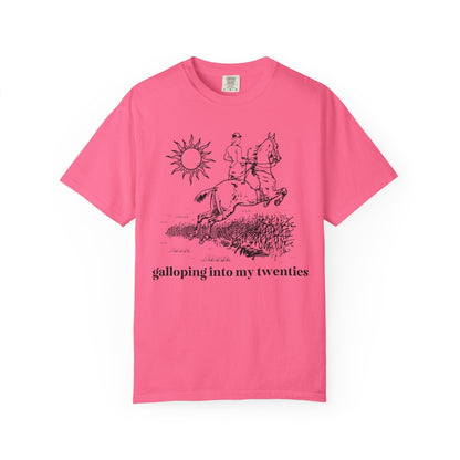 Funny Birthday Tee: Galloping Into My (Decade!)