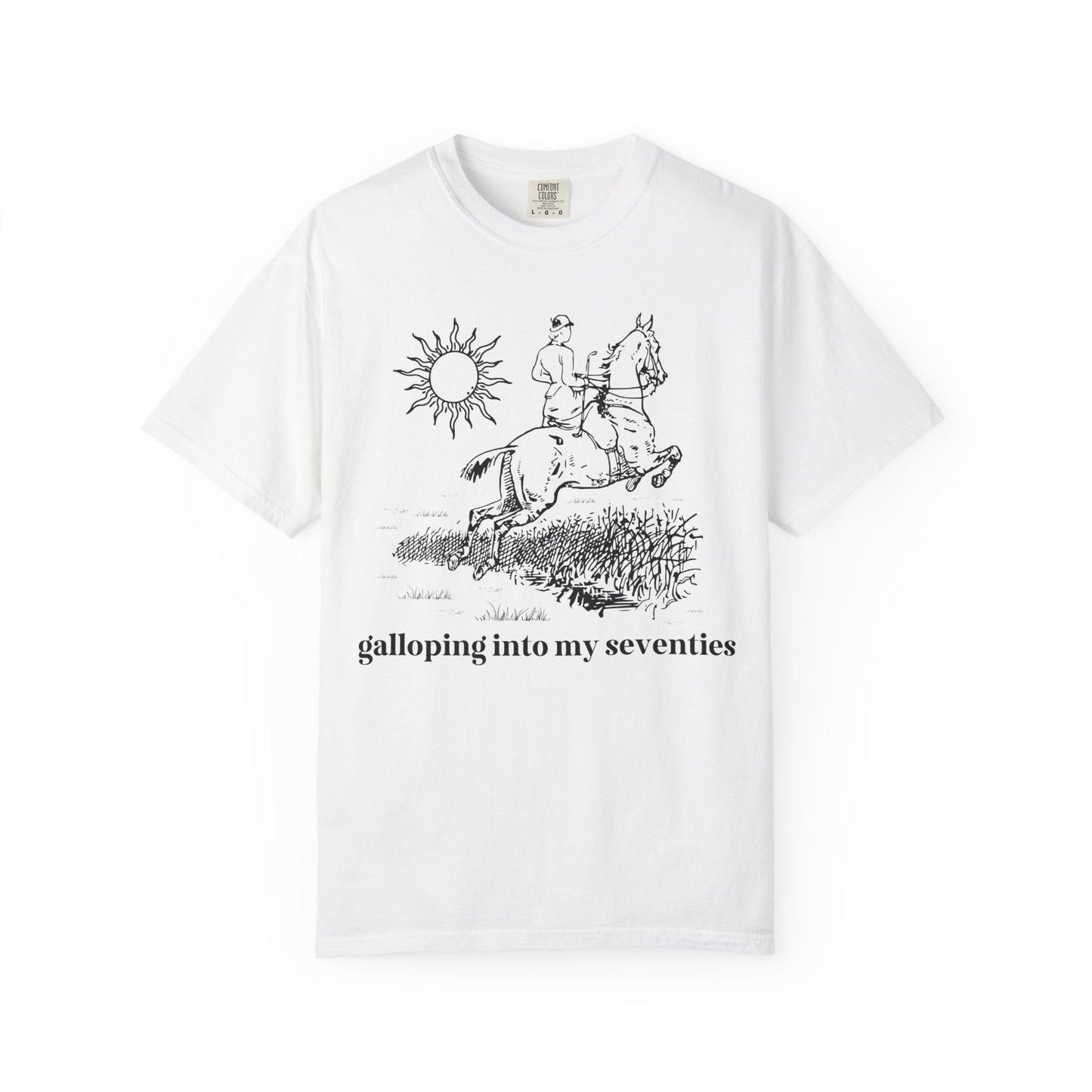 Funny Birthday Tee: Galloping Into My (Decade!)