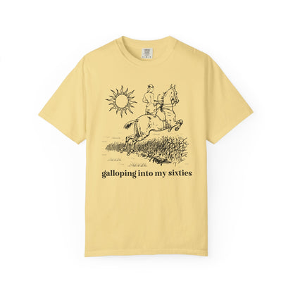 Funny Birthday Tee: Galloping Into My (Decade!)