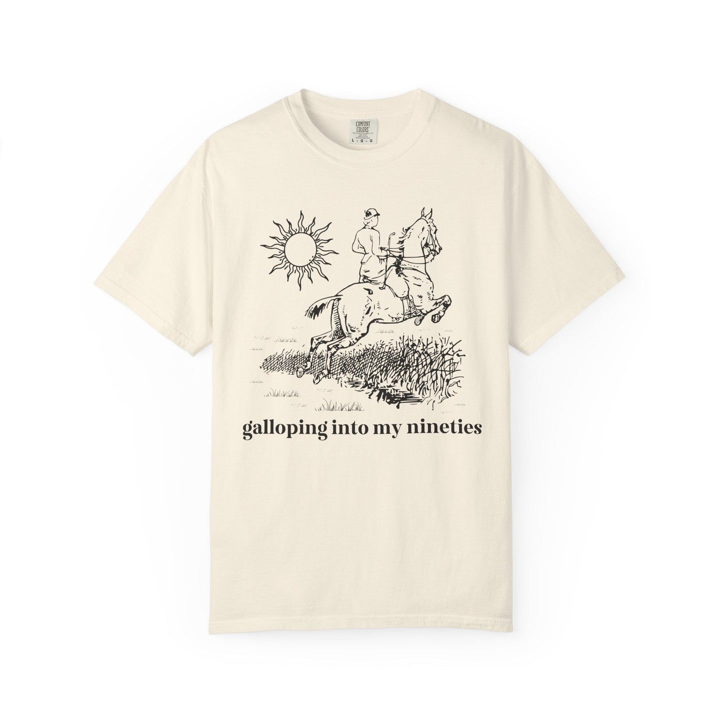 Funny Birthday Tee: Galloping Into My (Decade!)