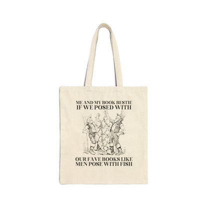 Funny Book Bestie Tote Bag