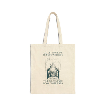 Funny Book Boyfriends Tote Bag