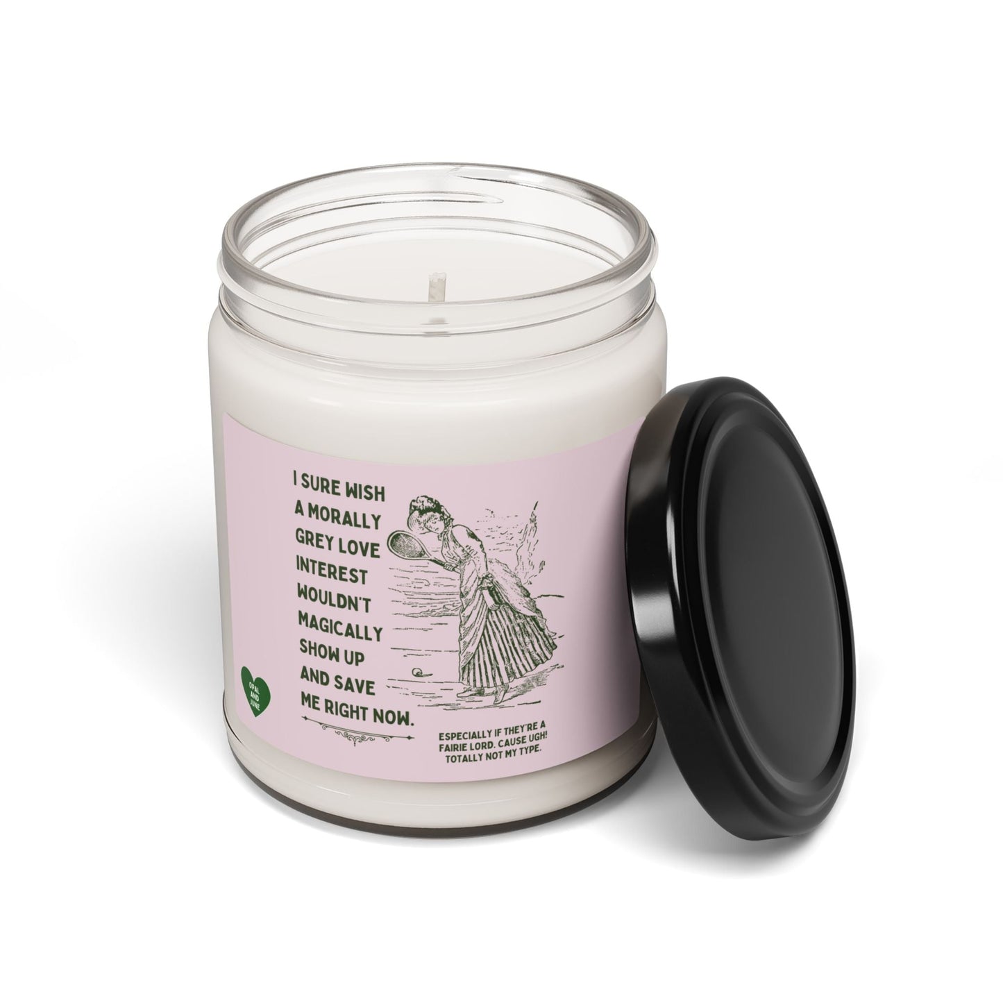 Funny Book Lover Candle