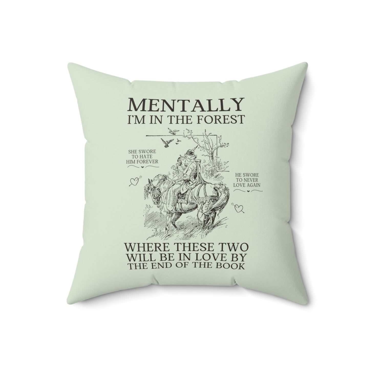 Funny Book Pillow for Romance Reader or Historical Fiction Author