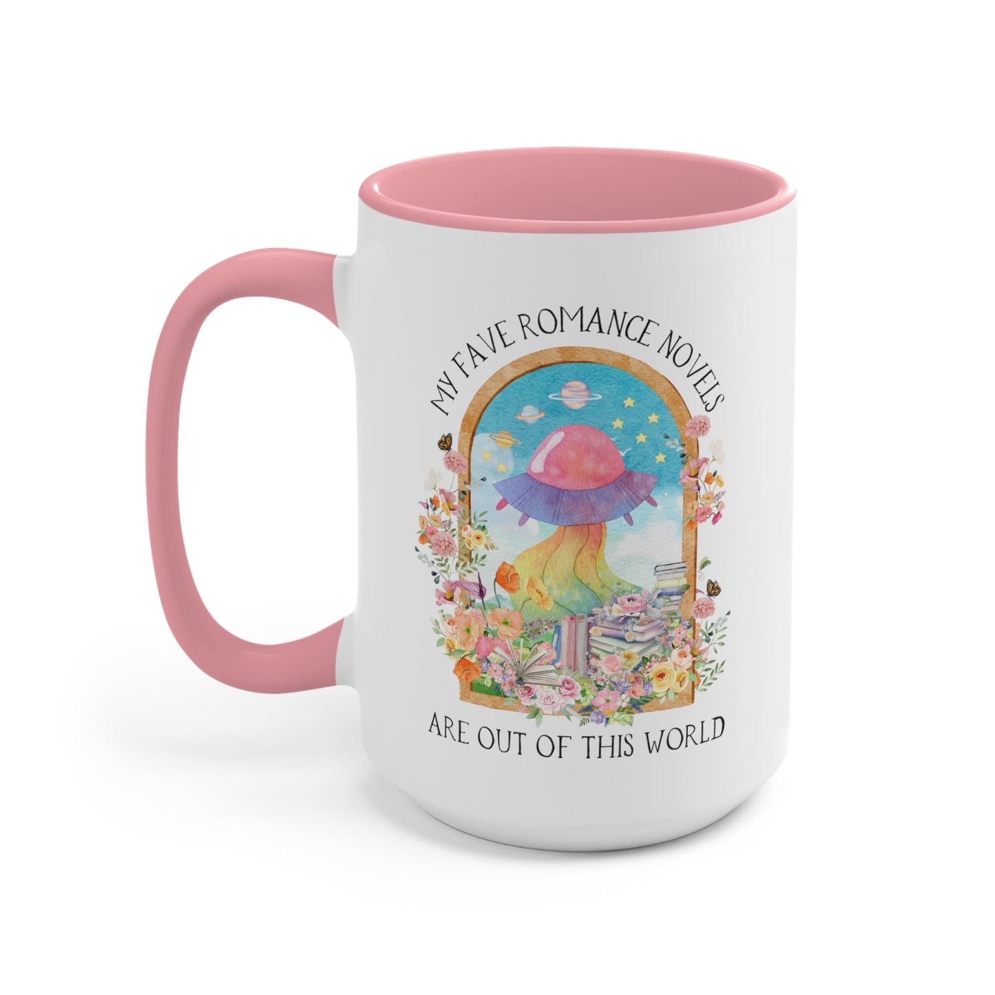 Funny Bookish Coffee Mug for Fantasy or Science Fiction Romance Reader: 15 oz Coffee Mug