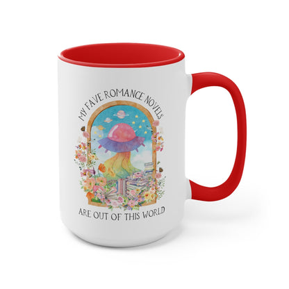 Funny Bookish Coffee Mug for Fantasy or Science Fiction Romance Reader: 15 oz Coffee Mug