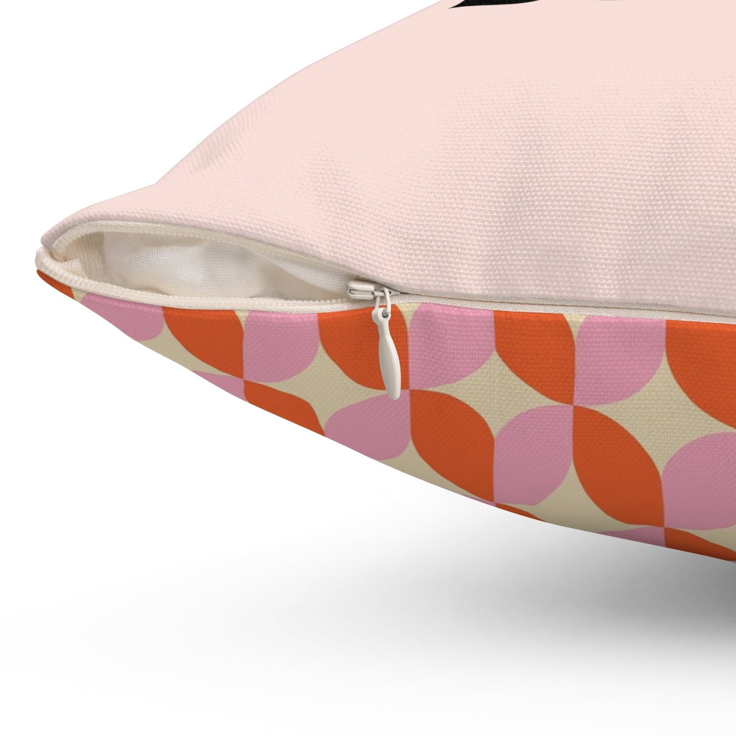 Funny Bookish Pillow, 70s Retro Aesthetic: Shelf Control is Totally Boring