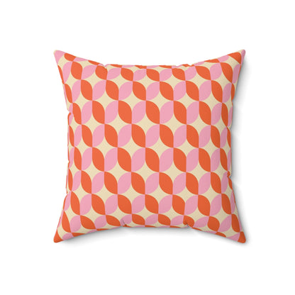 Funny Bookish Pillow, 70s Retro Aesthetic: Shelf Control is Totally Boring
