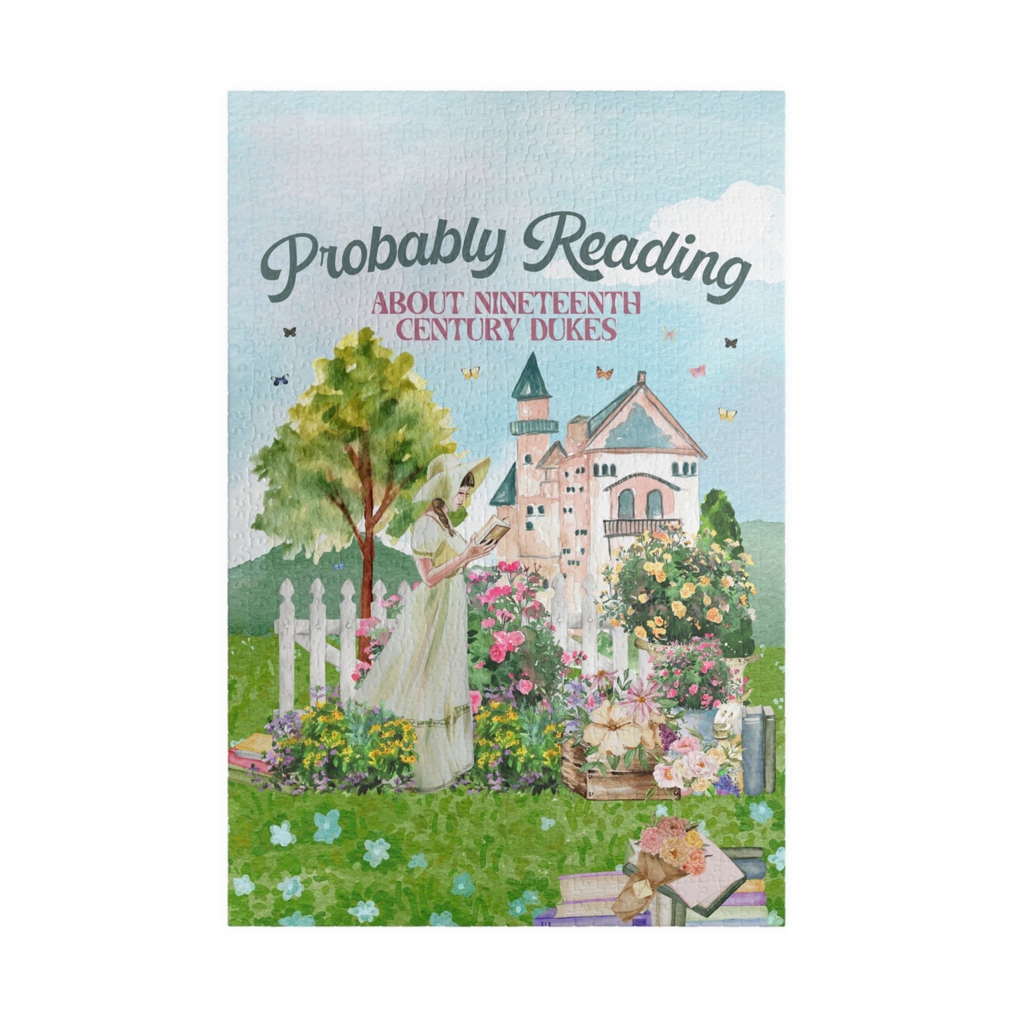 Funny Bookish Puzzle for Romance Reader: Probably Reading About Dukes