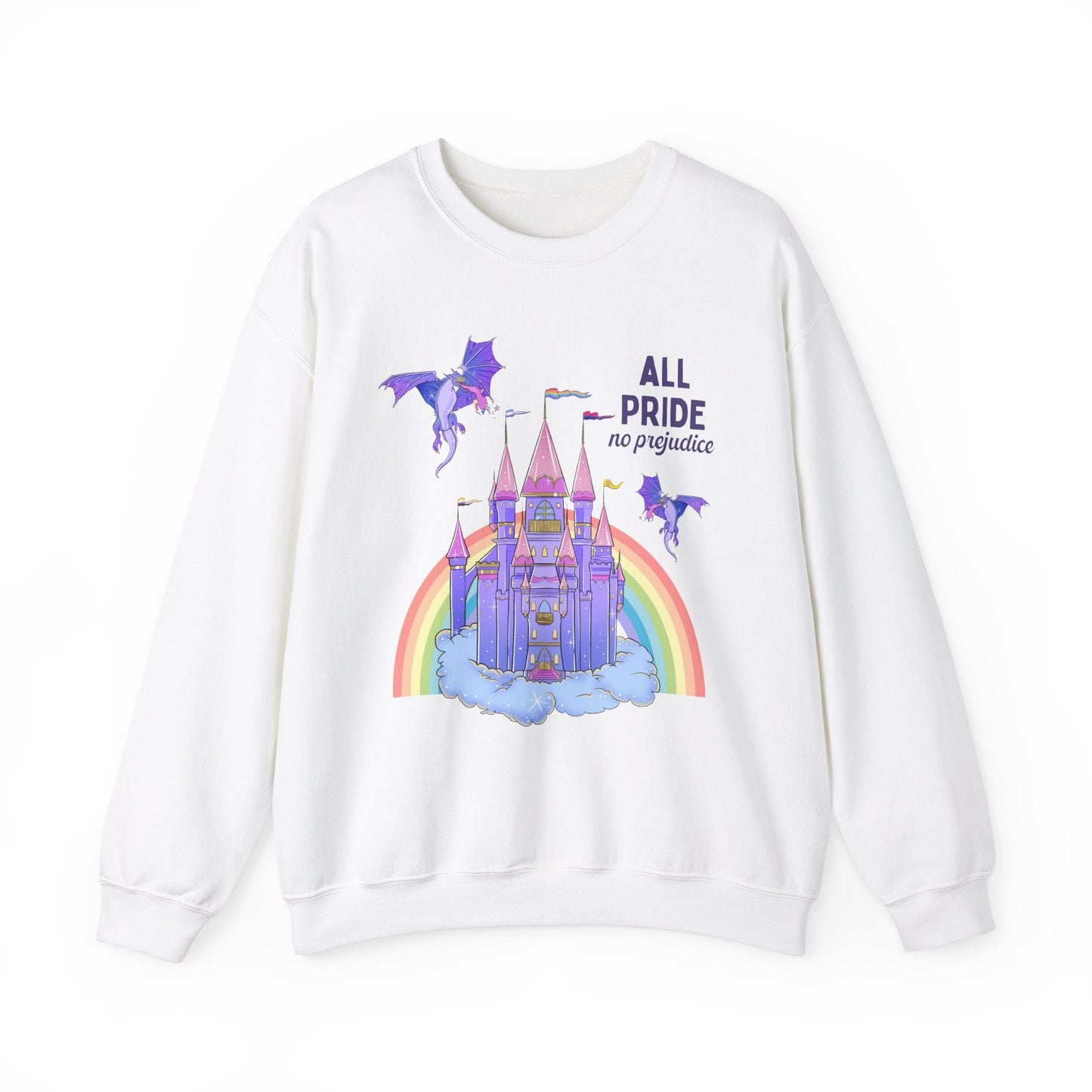 Funny Bookish Sweatshirt with Castle