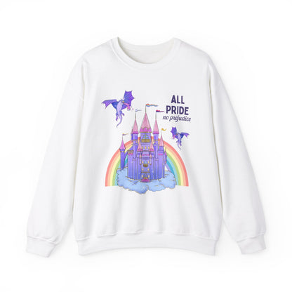 Funny Bookish Sweatshirt with Castle
