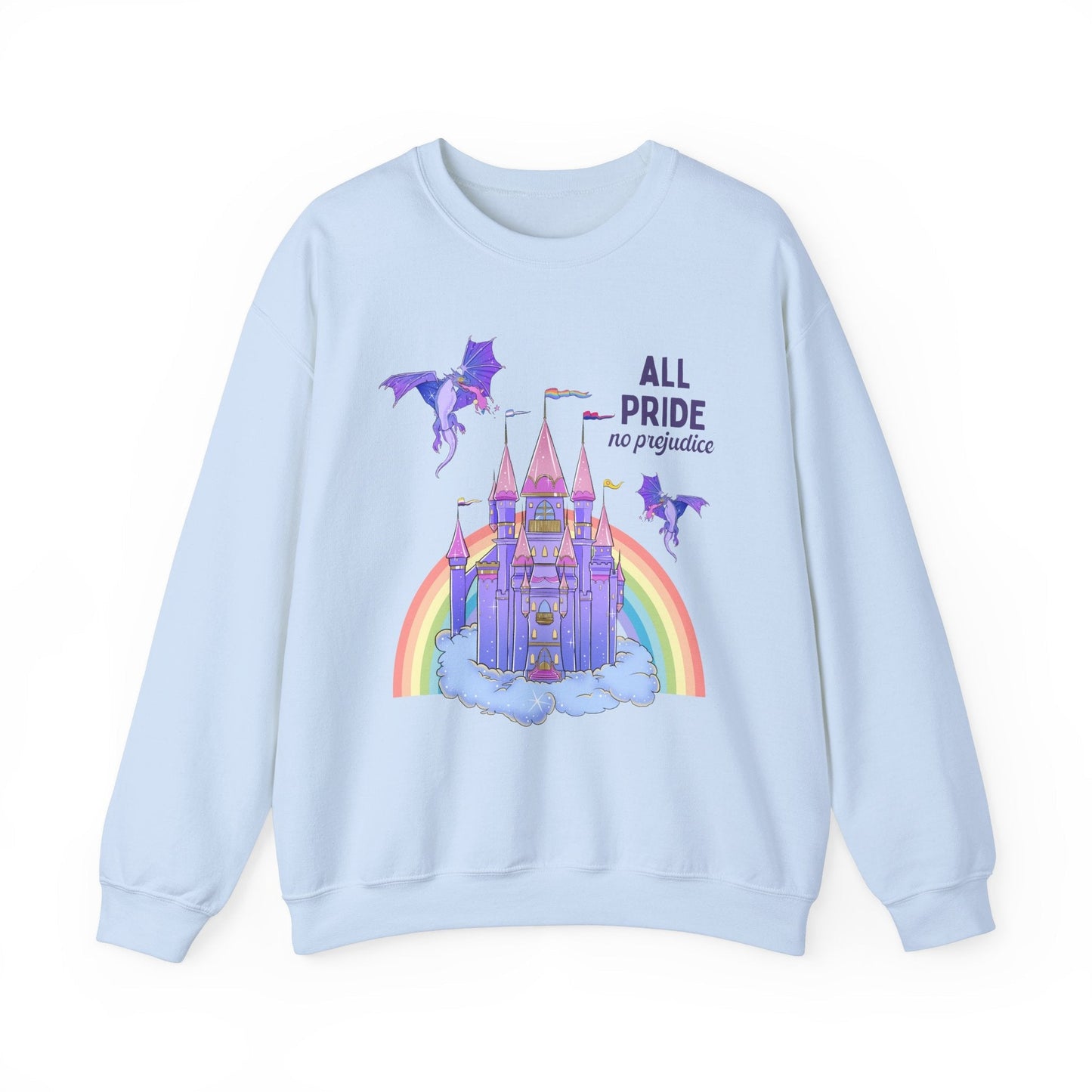 Funny Bookish Sweatshirt with Castle