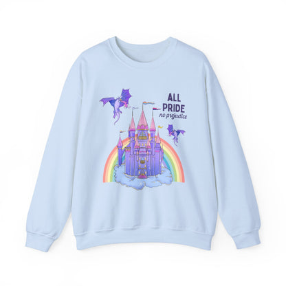 Funny Bookish Sweatshirt with Castle