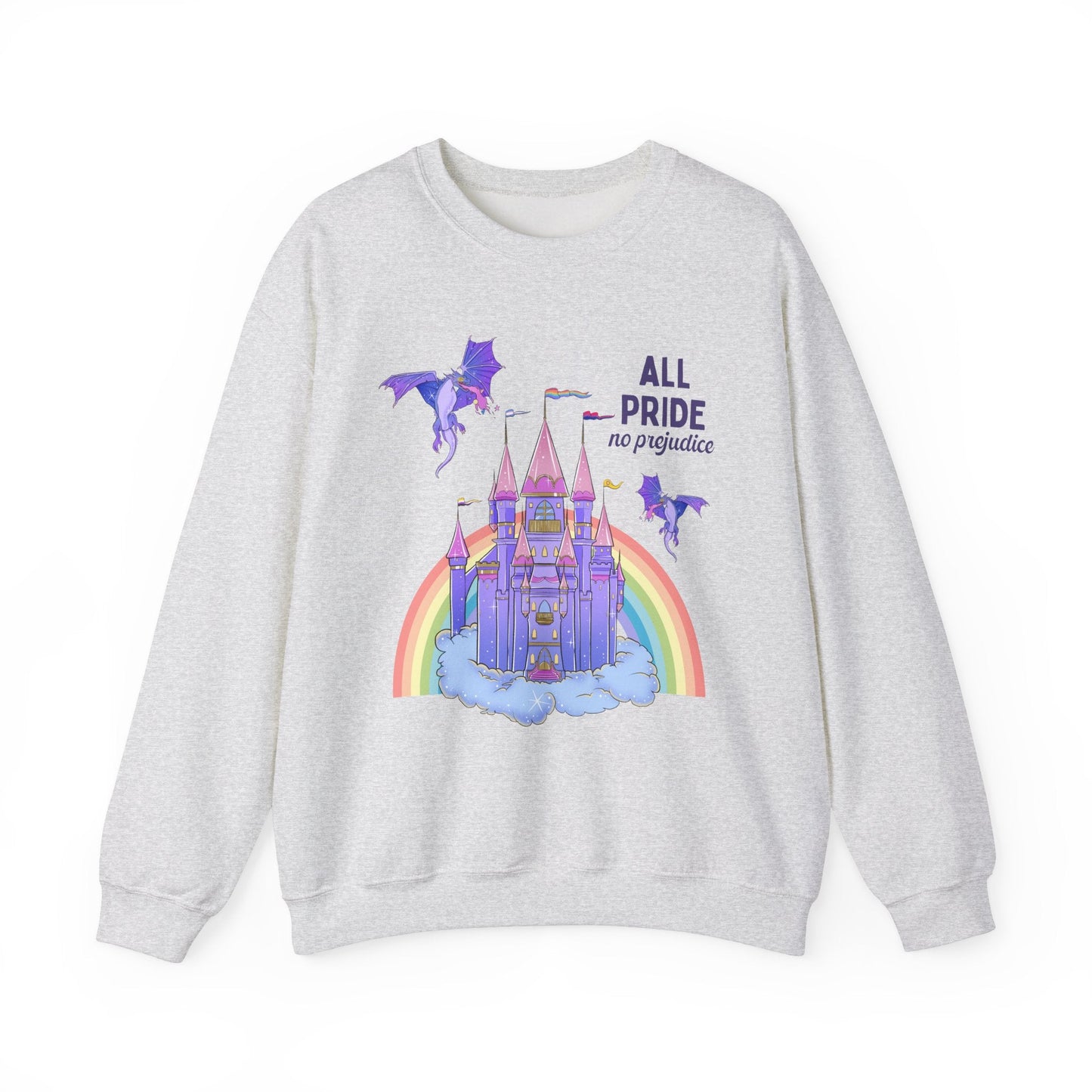 Funny Bookish Sweatshirt with Castle