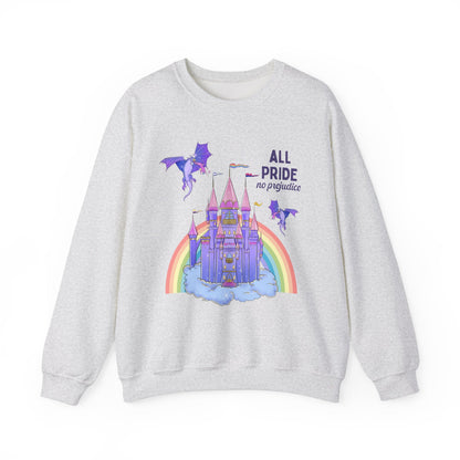 Funny Bookish Sweatshirt with Castle
