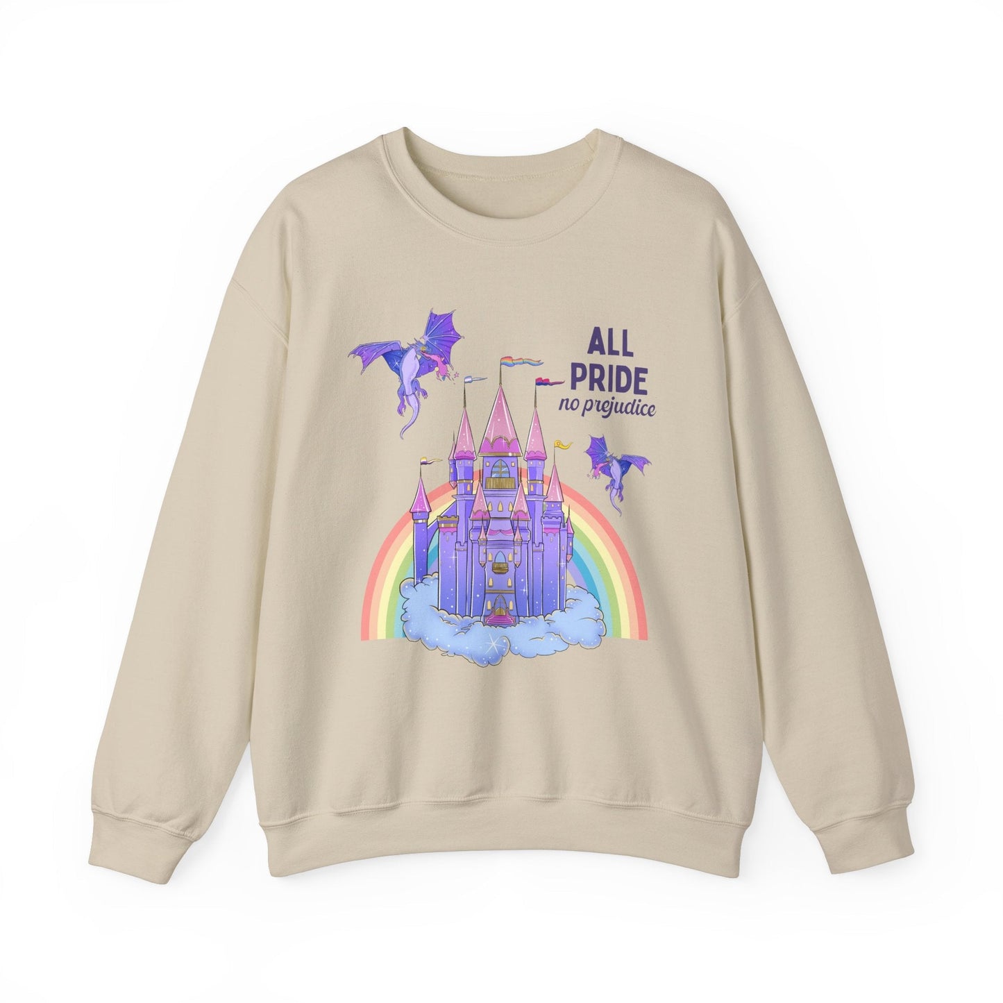 Funny Bookish Sweatshirt with Castle