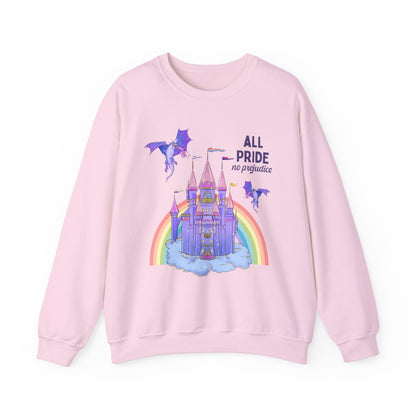 Funny Bookish Sweatshirt with Castle