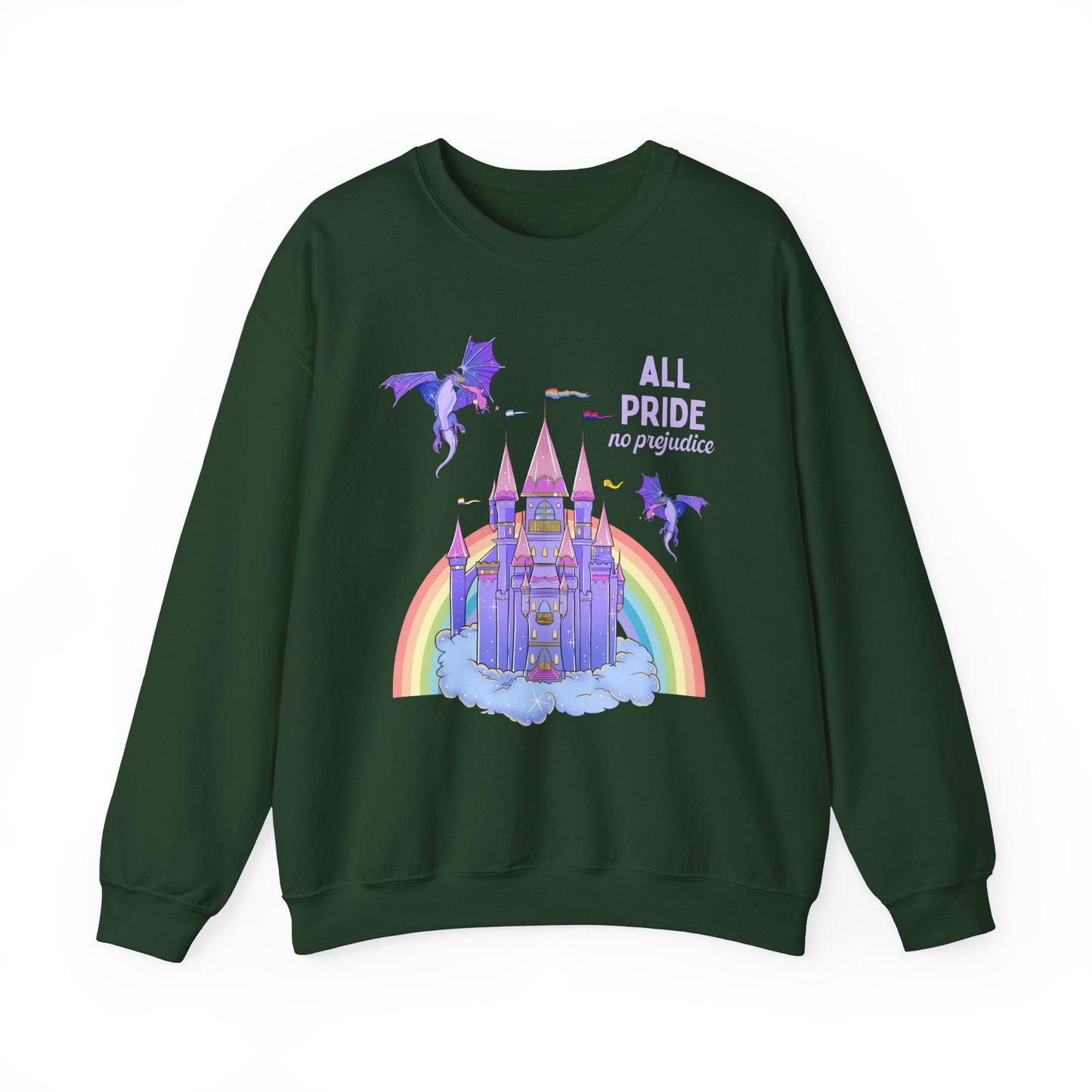Funny Bookish Sweatshirt with Castle