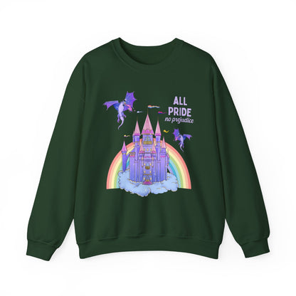 Funny Bookish Sweatshirt with Castle