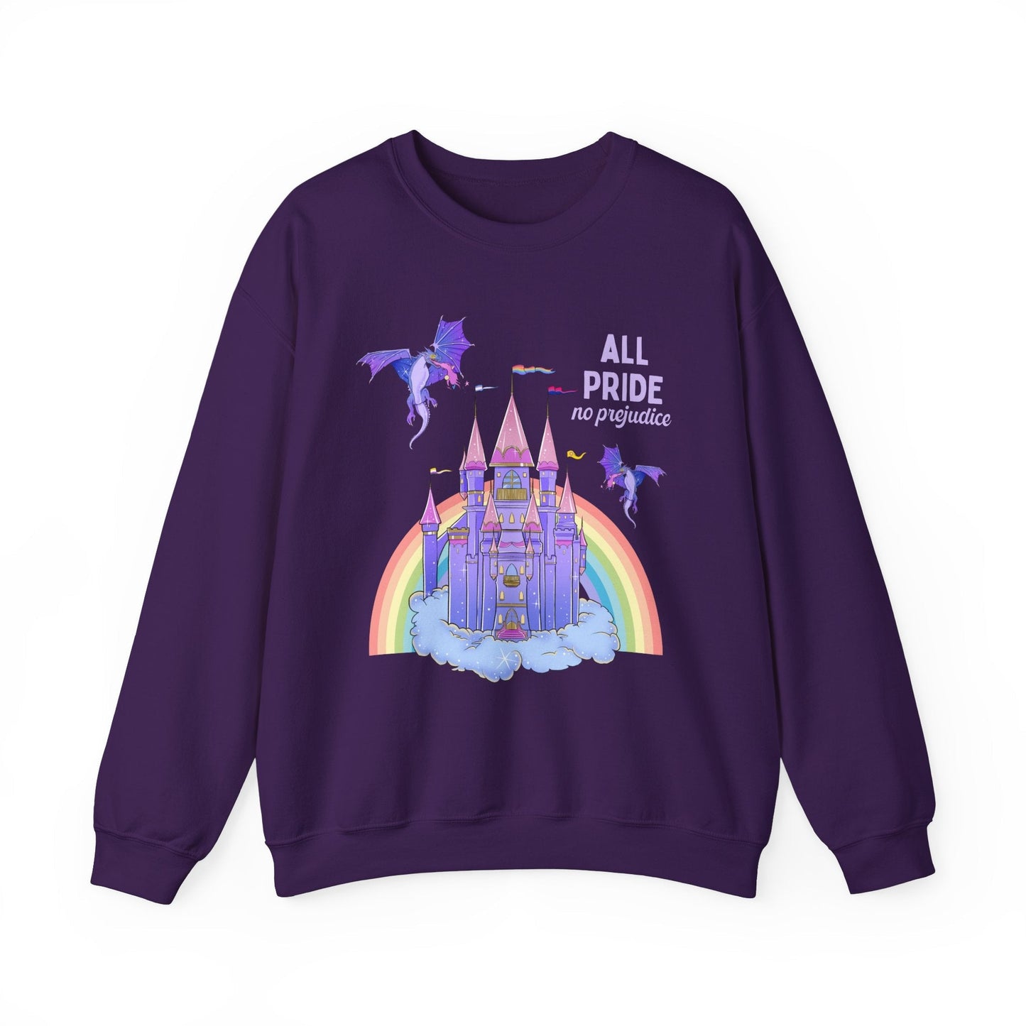 Funny Bookish Sweatshirt with Castle