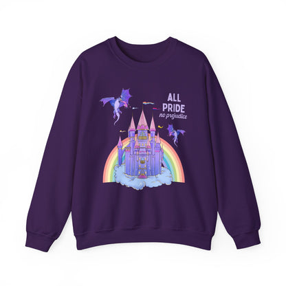 Funny Bookish Sweatshirt with Castle