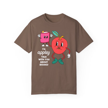 Librarian Apple Pun T-Shirt